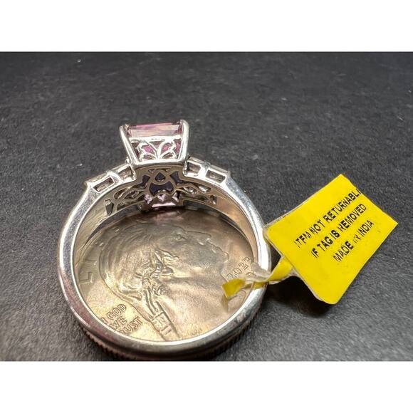 NEW ametrine and topaz sterling silver ring size 11 - Picture 4 of 16